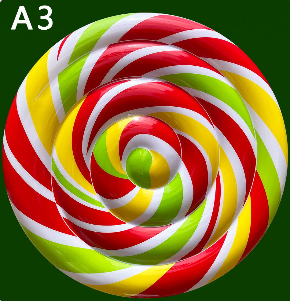 Creative Large Lollipop Ornaments Christmas Decorations