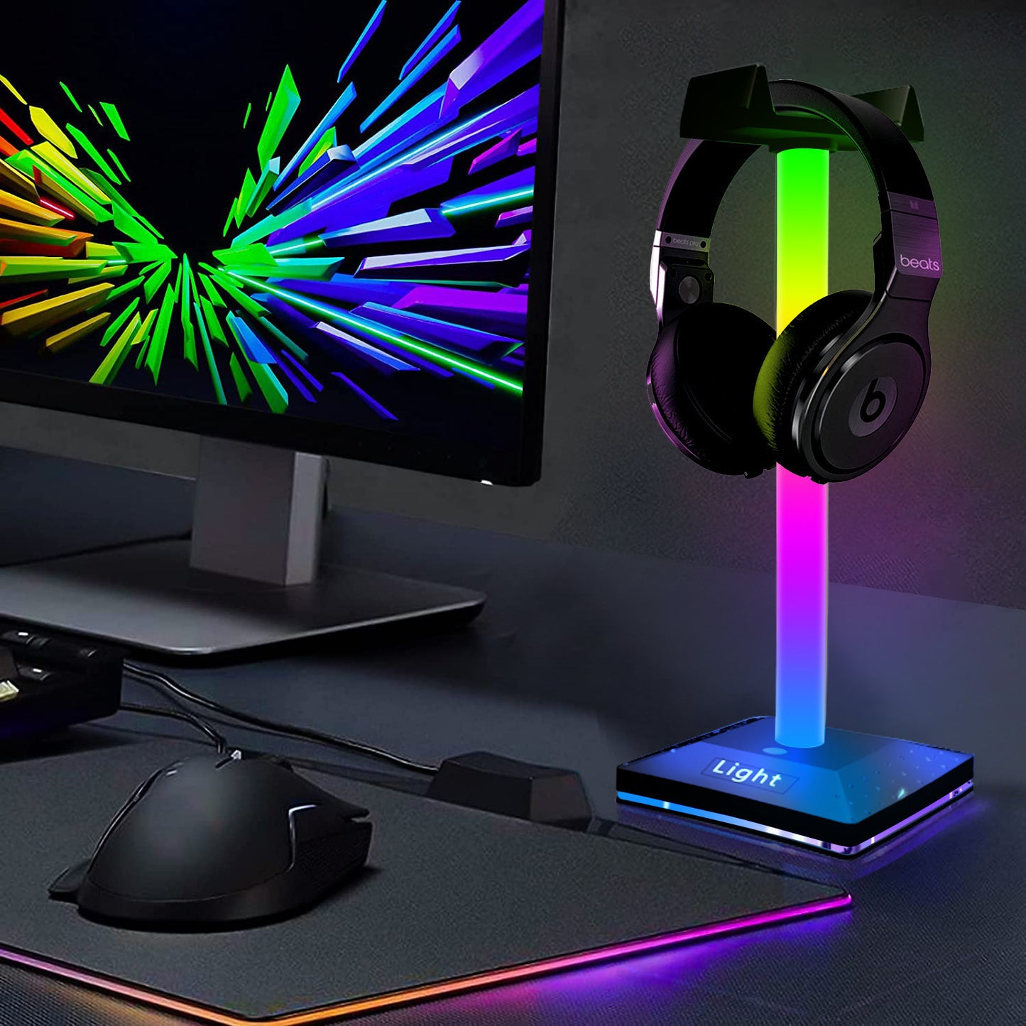 Gaming Electronic Sports Magic Color Headset Fluorescent Fixture